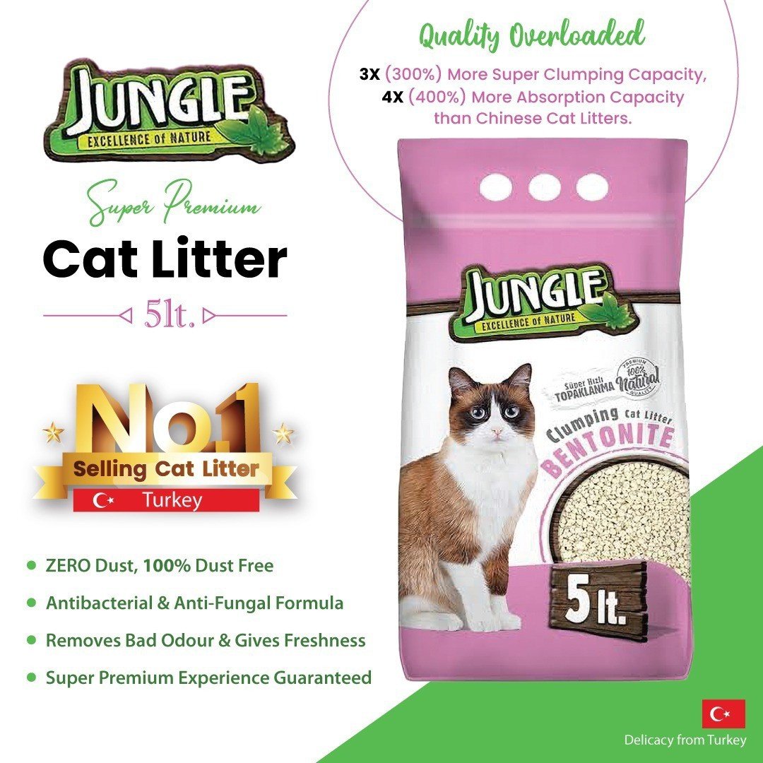 Jungle Super Premium Cat Litter Unscented (5L) - Image 2