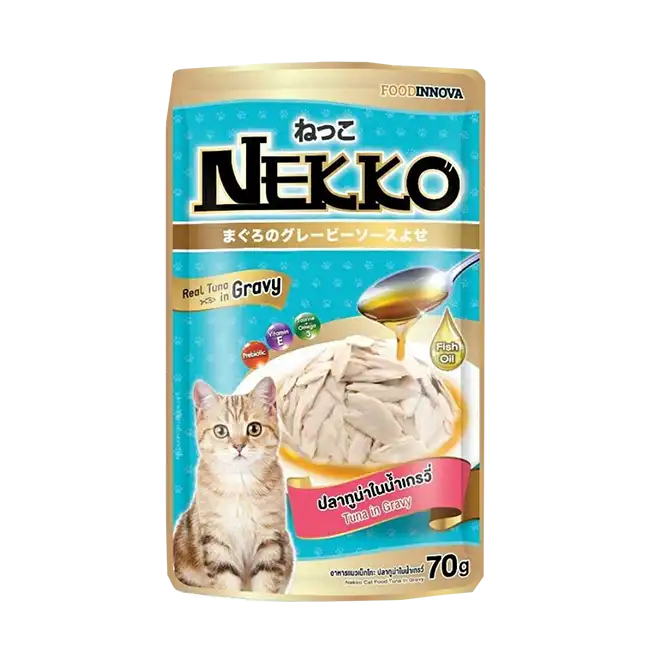 Nekko Pouch Tuna in Gravy (70gm)