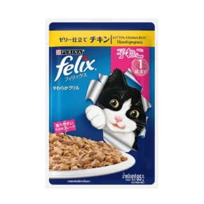 Felix Kitten Chicken in Jelly pouch (85gm)