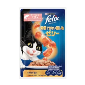 Felix Sensation Salmon & Tomato in Jelly Cat pouch (85gm)