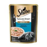 Sheba Premium Adult Cat Pouch Tuna & Bream (70gm)