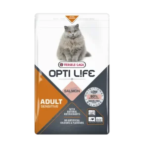 OptiLife Adult Sensitive Salmon Dry Cat Food (2.5kg)