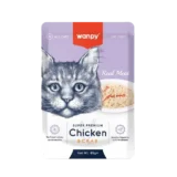 Wanpy Super Premium Chicken & Crab Cat Pouch (85gm)