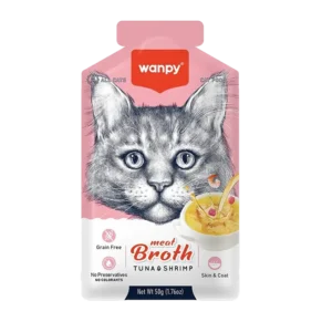 Wanpy Meat Broth Tuna & Shrimp (50gm)
