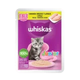 Whiskas Junior Chicken Mousse Kitten Wet Food Pouch (80gm)
