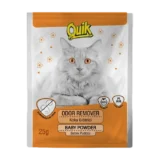Quik Cat Litter Odor Remover Baby Powder (25gm)
