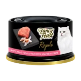 Purina FANCY FEAST Adult Royale Whitemeat Tuna Affair with Seafood Strips Wet Cat Food Can (85gm)
