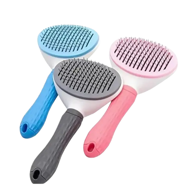 Pet Grooming Brush for Dog Cat Rabbit (Random Color 1p)