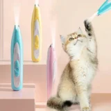 Electric Pet Cat & Dog Paw Trimmer for Pedicure, Nose, Ear, Eye Fur cleaning (Random Color, 1p)