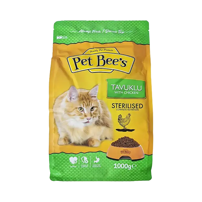 Pet Bee's Adult Dry Cat Food Sterilized Chicken (1kg)