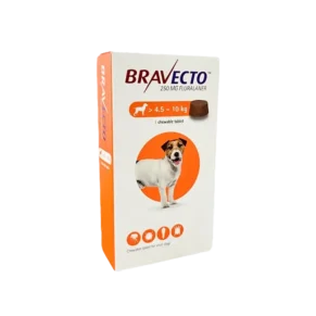 Bravecto Small Dog Flea Treatment 4.5-10kg Chew (1 Tablet)