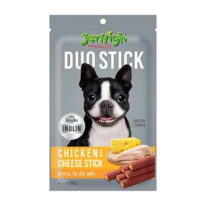 Jerhigh Duo Stick Chicken Cheese Dog Treat (50gm)