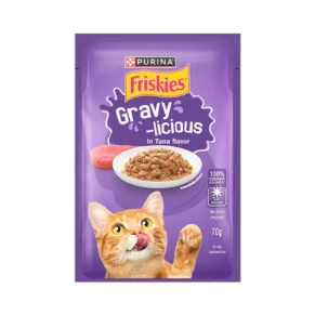 Purina Firskies Gravylicious in Tuna Wet Food Pouch for Adult Cat (70g)