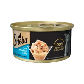 Sheba Tuna White Meat in Jelly Wet Cat Food Can (85gm)
