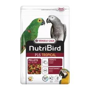 Versele Laga Nutribird P15 Tropical Extruded Pellets Maintenance Food for Parrots (1kg)