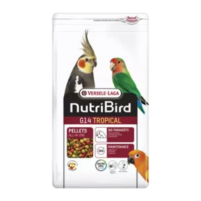 Versele Laga Nutribird G14 Tropical Extruded Pellets Maintenance Food for Big Parakeets (1kg)