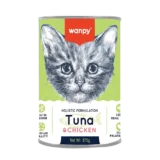 Wanpy Holistic Formulation Wet Food Can Tuna & Chicken for Kitten (375gm)