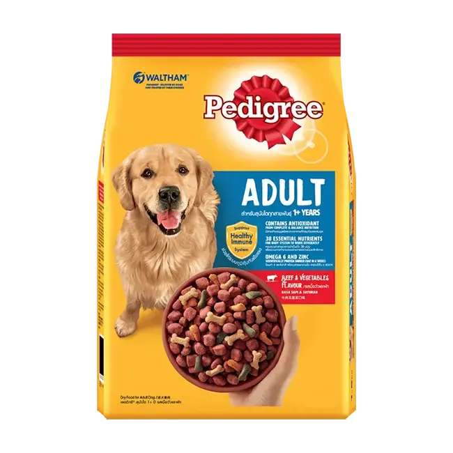 Pedigree Adult Dog Dry Food Beef & Vegetables (3kg)