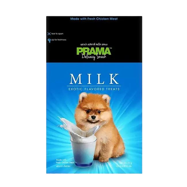 Prama Delicacy Snack Dog Treats Milk (70gm)