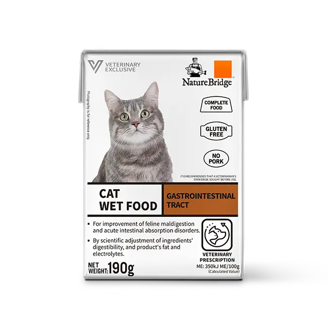 NatureBridge Veterinary Exclusive Wet Cat Food Gastrointestinal Tract (190gm)